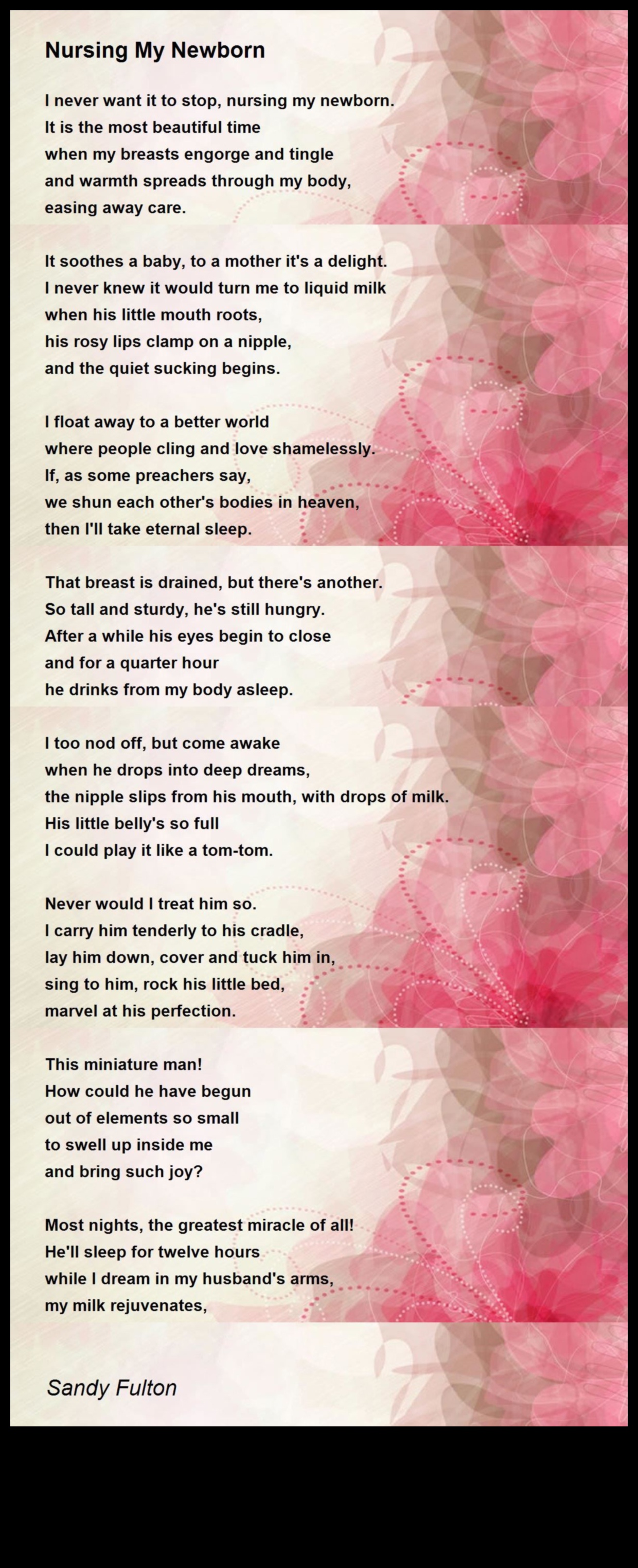 Limbajul iubirii lichide: poezia emoțională a laptelui matern