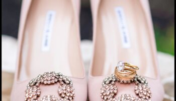 Splendoare unică: pantofi de mireasă care strălucesc strălucitor